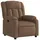 vidaXL Relaxsessel Salt Polyester 50 x 98 x 50 cm Braun mit Liegeposition