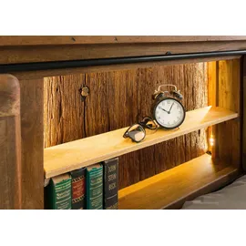 MASSIVMOEBEL24.DE Railway LUX 180 x 200 cm Beige