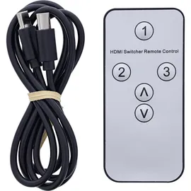 InLine HDMI Switch 3-fach, HDCP 2.3