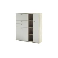 MCA Furniture Highboard Santerno ¦ weiß ¦ Maße (cm):