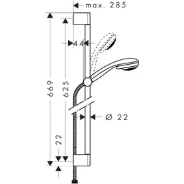Hansgrohe Crometta 85 Mono chrom 27728000