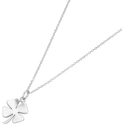 Smart Jewel Kette Kleeblatt, Karte, Silber 925 43 cm Damen 
