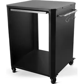 cozze Ausziehtisch 77 x 66,5 x 83 cm Schwarz