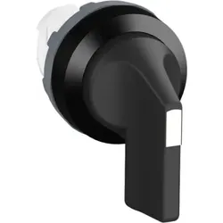ABB M3SSC5-10B Wahlschalter 3 Pos. schwarz tastend, Rückstellung von A nach B und 1SFA611254R1006 M3SSC510B  - 10 Stück