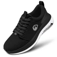 GIESSWEIN Merino Curve Max Men - Merino Sneaker mit Stoß absorbierendem Luftpolster - Komfortabler Aktivschuh mit Wechselfußbett - Langlebige Naturkautschuk Sohle für Beste Bodenhaftung - 41 EU