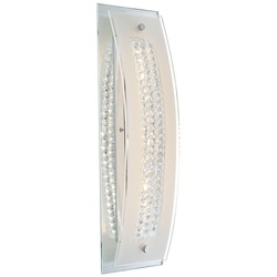 LED 7,2 Watt Wandleuchte Beleuchtung Chrom Glas satiniert edel Esszimmer Globo 48541-7