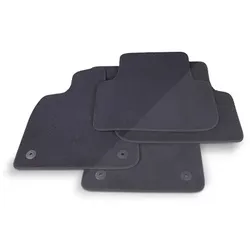 Thomatex Textil Fußmatten-Set Samtvelours VW Golf Sportsvan, schwarz für VW
