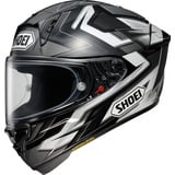 Shoei X-SPR Pro Escalate Integralhelm - Schwarz/Weiß/Grau - L