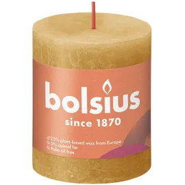Bolsius Rustik Stumpenkerze 8 x 6,8 cm honigwaben gelb