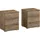 Rauch Nachtschrank Base 2er-Set 0 x 0 x 0 cm Braun