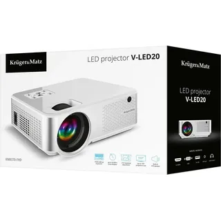 Krüger&Matz V-LED20 LED Grau/Weiß