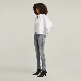 G-Star Lynn Mid Waist Skinny Jeans Faded Industrial Grey 30 30