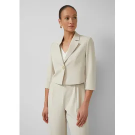 s.Oliver Cropped-Blazer mit 3/4-Ärmeln - beige - 42