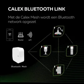 Calex LED Bodenstrahler 4W Aluminium Kunststoff kabellos 2er Set schwarz