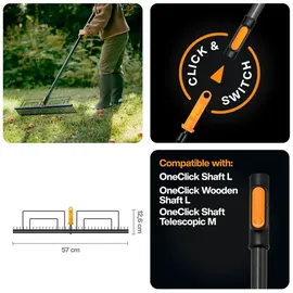 Fiskars Rasenrechen OneClick