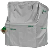 mehr Garten Premium Strandkorbhülle 165 x 100 x 165 cm Grau