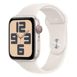 Apple Watch SE GPS + Cellular 44mm Alu Polarstern Sportarmband Polarstern - S/M