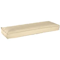 VidaXL Palletkissen für Bank Beige 120x40x8 cm Oxfordstoff