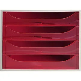 Exacompta 228654D Büro-Schubladenschrank grau