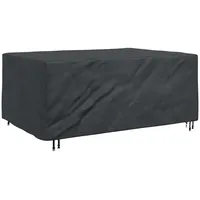 VidaXL Gartenmöbelabdeckung Schwarz 230 x 165 x 80 cm