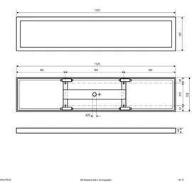 EVN Lichttechnik LED-Deckenanbaupanel 1 Kunststoff