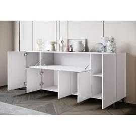 Home Affaire Sideboard Phuket II 180 x 76 x 37,5 cm Weiß matt