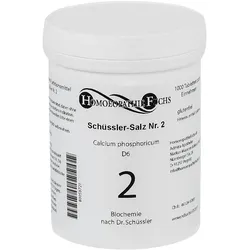 HOMOEOPATHIEFUCHS Schüssler-Salz Nummer 2 Calcium phosphoricum D6 Biochemie 1000 St Tabletten