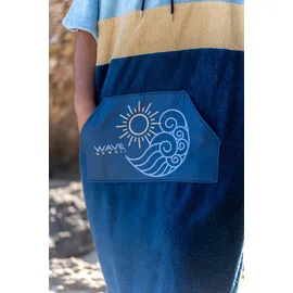 Wave Hawaii AirLite Poncho Unisex Blau M