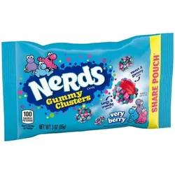 Wonka Nerds Gummy Clusters Very Berry 85g