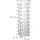 Relaxdays Schuhregal 49 x 176 x 37 cm transparent / transparent