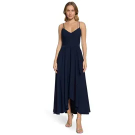 Vera Mont Abendkleid Volant Blau 38