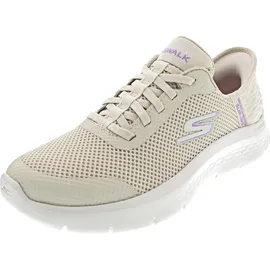 SKECHERS Go Walk Flex Off White Textile / Trim 40