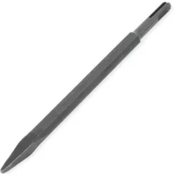 EBERTH Spitzmeißel aus Hartmetall mit SDS Plus Bohrerschaft, 250mm x 13mm, für Abbruch- und Durchbrucharbeiten, Profi Meißel