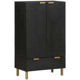 vidaXL Highboard Schwarz 60x33x100 cm Holzwerkstoff