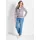 GOLDNER Strickjacke Langarm Jacke Damen mit Grafikmuster und V-Ausschnitt Bunt 38