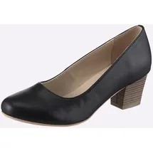 Andrea Conti Pumps ANDREA CONTI, Damen, Gr. 38, nachtblau, Lederimitat, Schuhe Pumps