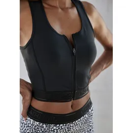 LASCANA Crop-Top Schwarz M