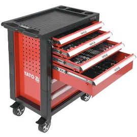 Yato Werkstattwagen Stahlblech 975x765x465mm bunt bestückt
