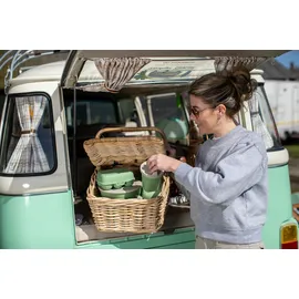 Koziol Eierbox Eggs to go mini grün 17 x 11,8 cm 6 Eier