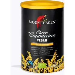 Mount Hagen Cappuccino Choco Vegan Bio Fairtrade 225g Dose