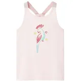 vidaXL Tanktop Kinder-Tanktop Zartrosa 104 rosa 104 (3-4 J)