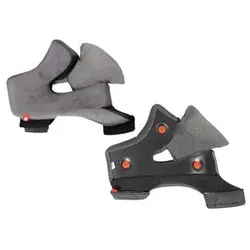 Nishua Cross Carbon Wangen-Polster grau, XS
