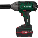 Parkside PARKSIDE® 20 V Akku-Drehschlagschrauber-Starterset »PASSK 20-Li C4«, mit Akku und Ladegerät