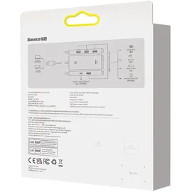 Baseus Lite Series HUB 4in1 USB-C auf 4xUSB 3.0 + 4x USB 3.0 - 4 - schwarz