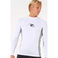 Rip Curl Waves Upf Perf Langarm-rashguard - White -