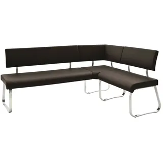 MCA Furniture Eckbank Letitia ¦ braun ¦ Maße (cm): H: 87