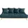Karup Daybett KARUP DESIGN "Senza, Sofa, mit Futonmatratze, minimalistisch, massives Kiefernholz", blau (petrol blau, klarlackiert), B:200cm H:85cm L:90cm, Daybetten, Handgefertigt, skandinavisches Design, vielseitig, schlichter Stil