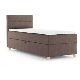 beautysofa DONNA MINI 100 x 200 cm Braun