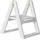 Gejst Reech Tritthocker 40 x 41 x 47 cm Weiß