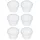 NCC-Licht LED Leuchtmittel 6 x MR11 3 W 6500 K kaltweiß